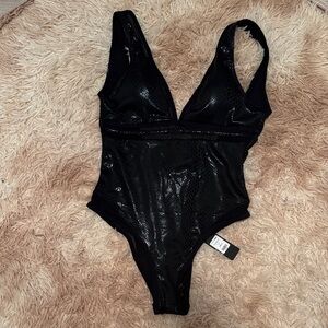 Black Fashion Nova Bodysuit
